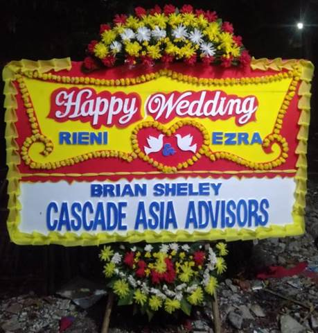 bunga papan pernikahan wedding6